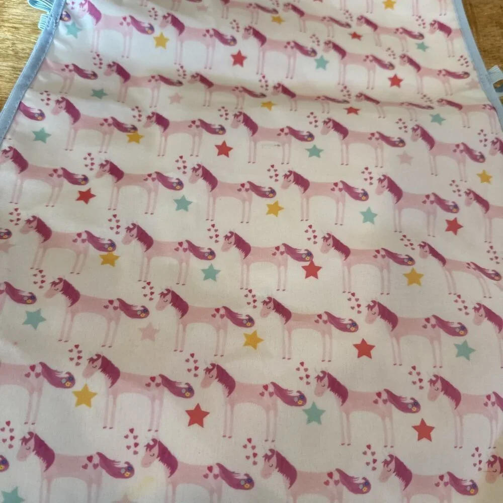 Floss & Rock Fairy Unicorn Tabard Reversible Kids Apron Wipe Clean Painting Bake